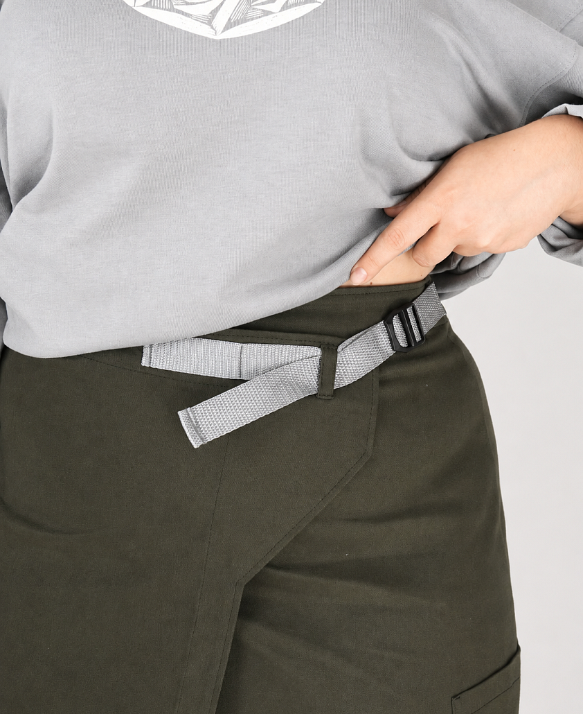 Спідниця на запах BLUEPRINT in khaki