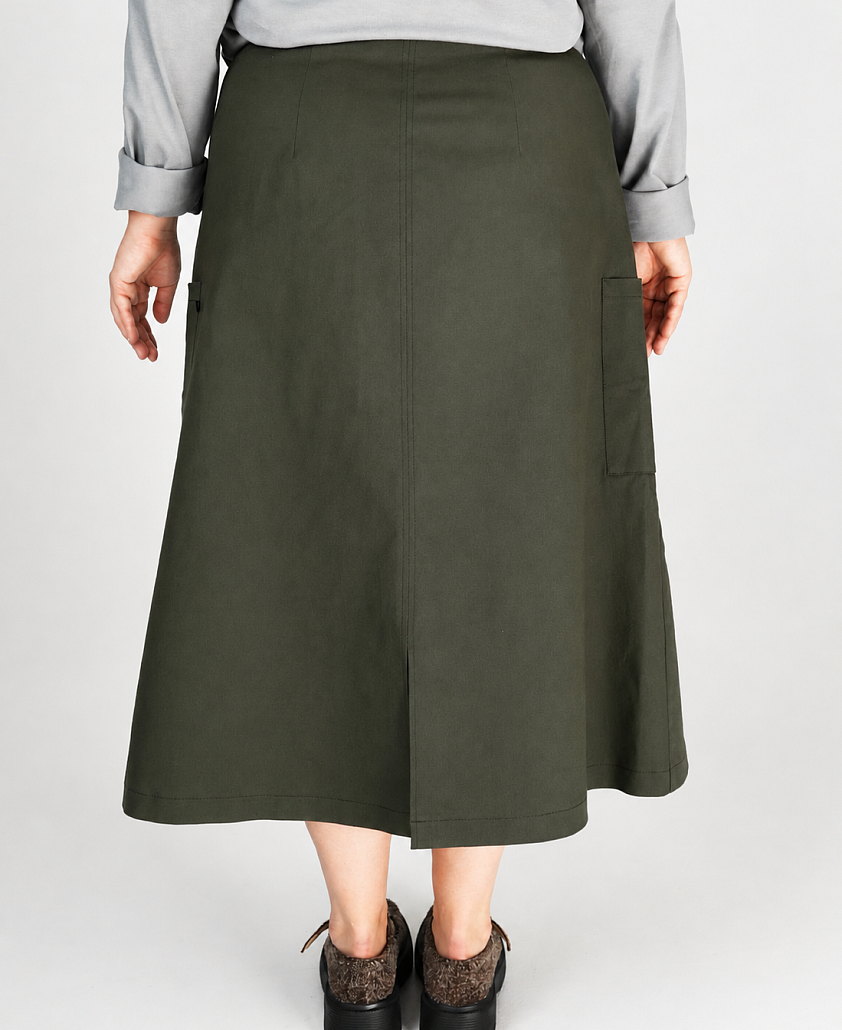 Спідниця на запах BLUEPRINT in khaki